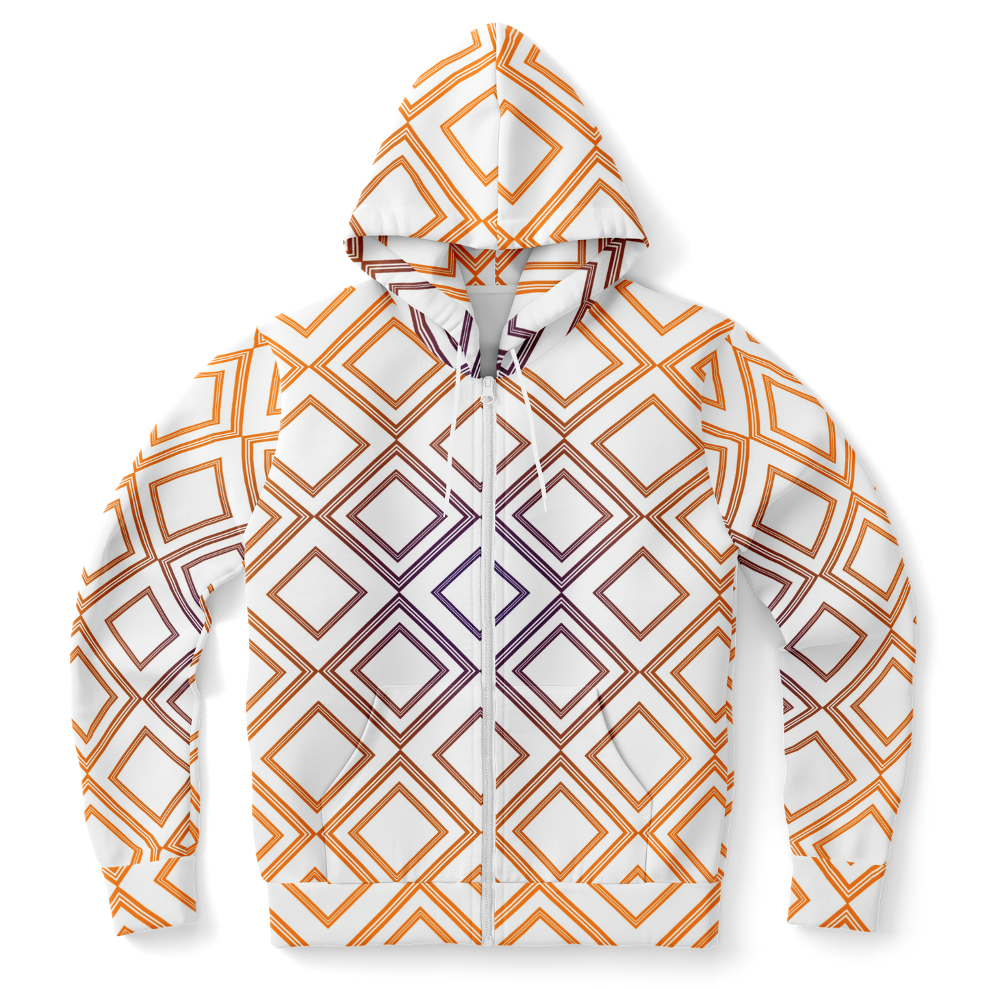 the-underground-bus-line-zip-up-hoodie-Abstract-orange