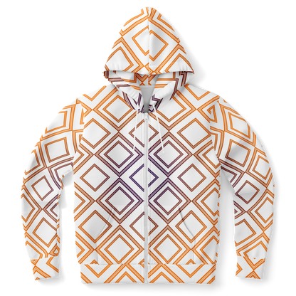 the-underground-bus-line-zip-up-hoodie-Abstract-orange