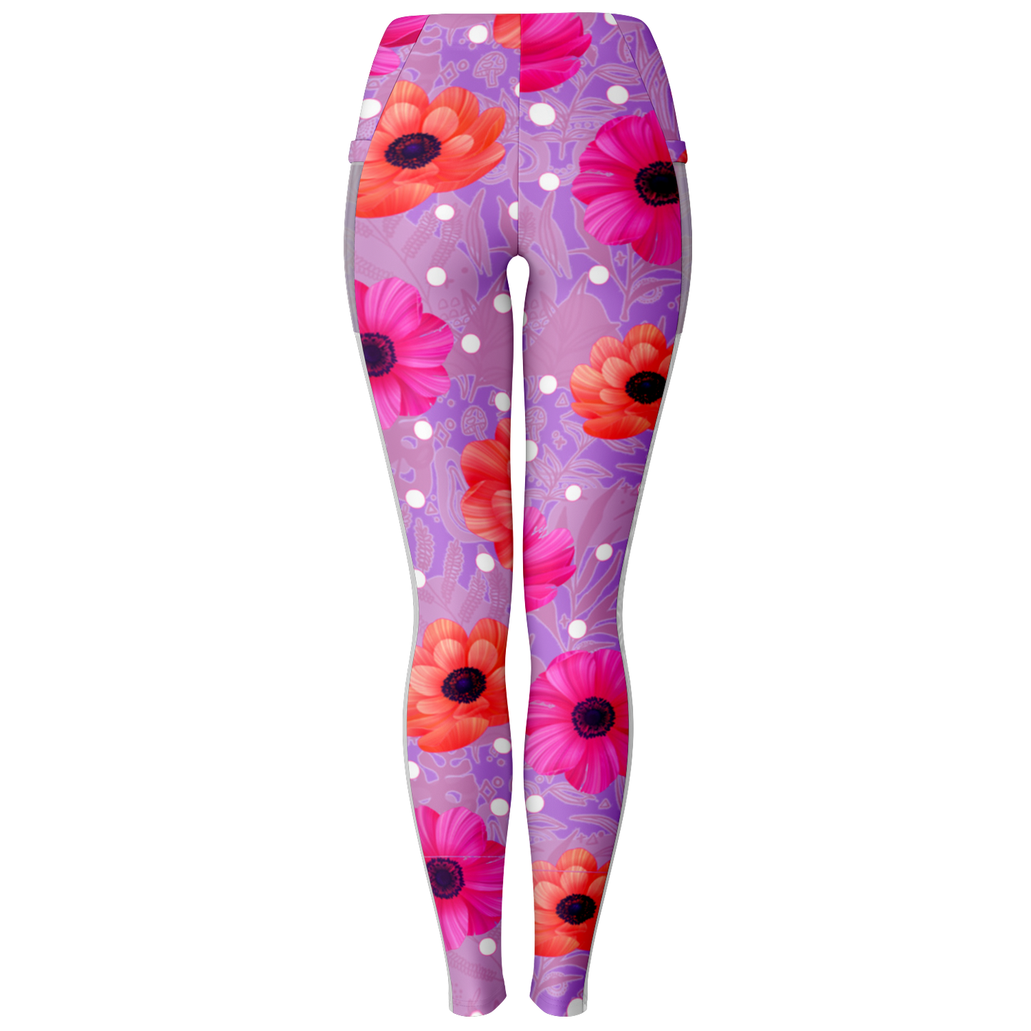 Bubble Gum, Lollipop V1.1 Mesh Pocket Leggings