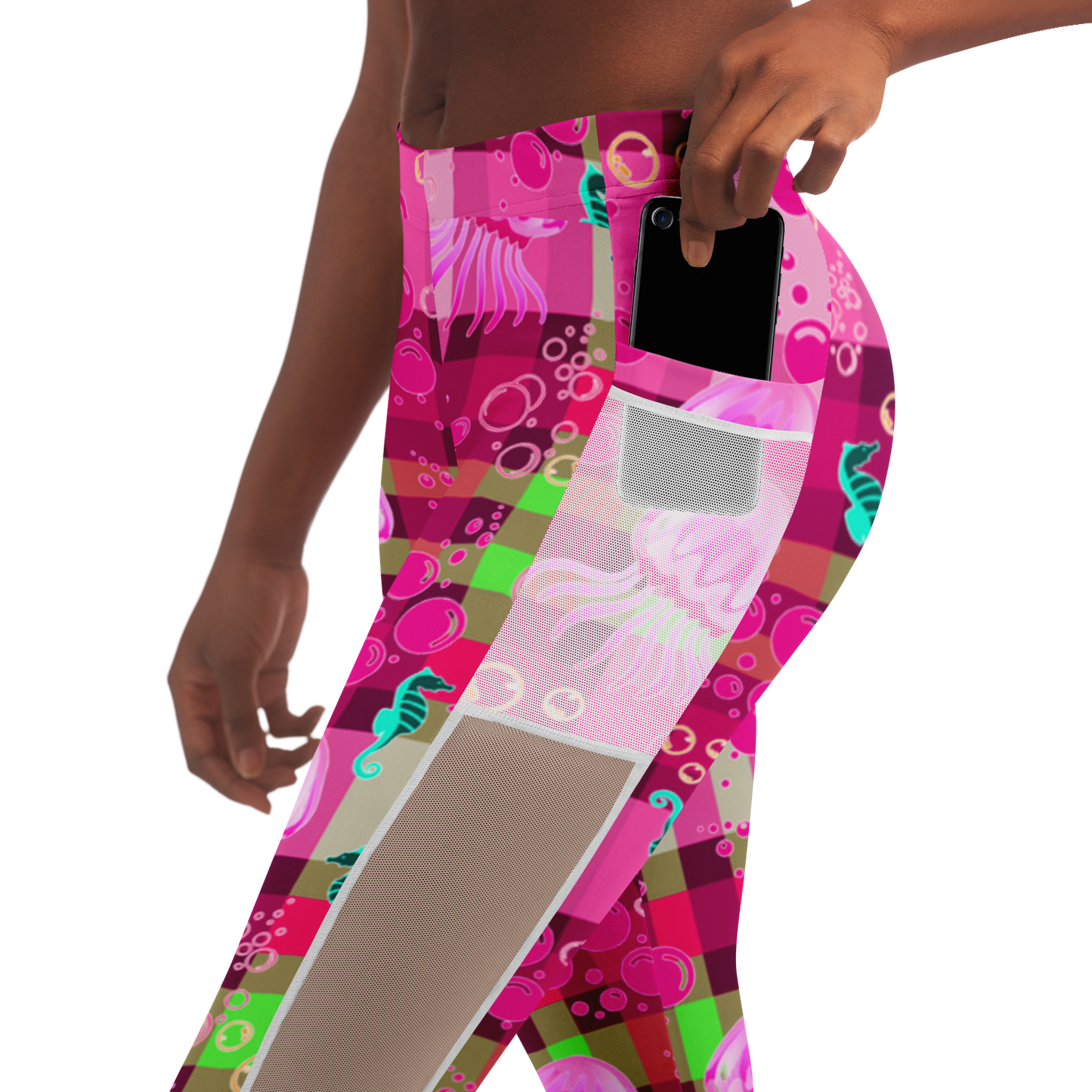 Pink ish V2.1 Mesh Pocket Leggings