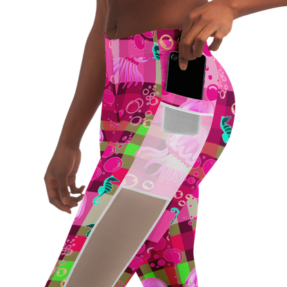 Pink ish V2.1 Mesh Pocket Leggings