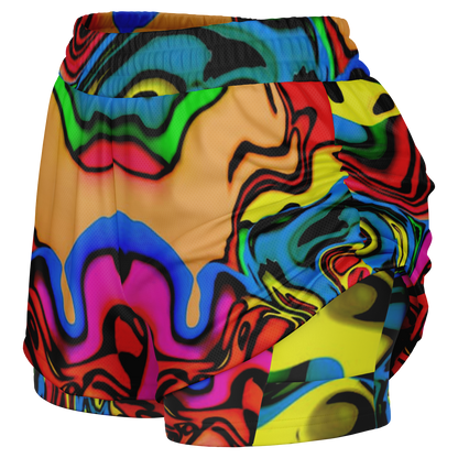 Scrambled Chakras V3.1 2-in-1 Shorts