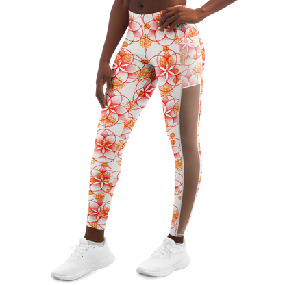 Nine Ether Sun and Fire V1.1 Mesh Pocket Leggings