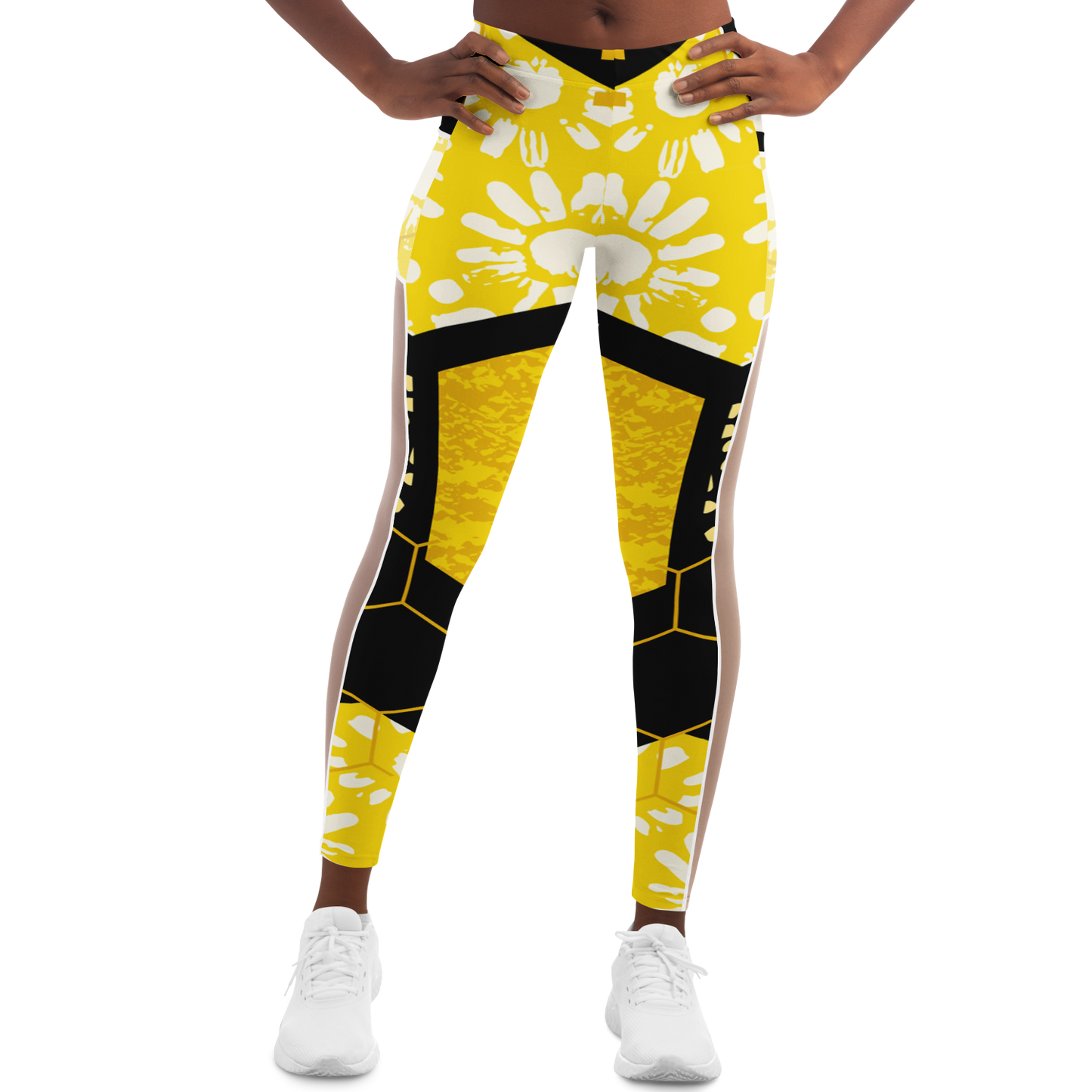 Solar Plexus Healing Mesh Pocket Leggings