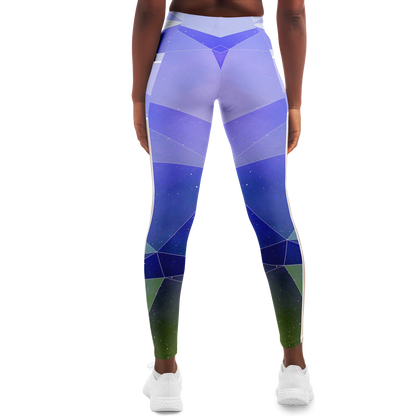 Blue Stardust V2.1 Mesh Pocket Leggings