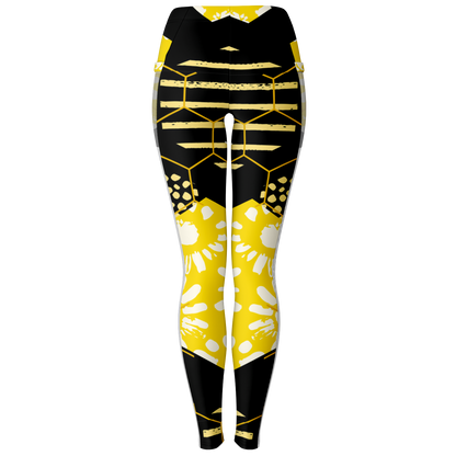 Solar Plexus Healing Mesh Pocket Leggings