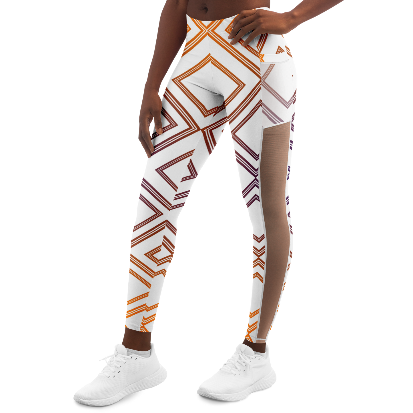 Abstract V1.1 Mesh Pocket Leggings