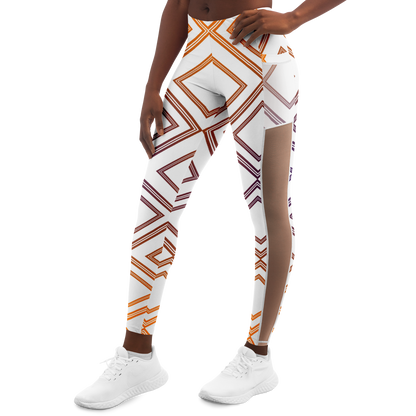 Abstract V1.1 Mesh Pocket Leggings