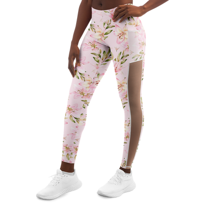 Pink Tourmaline V1.2 Mesh Pocket Leggings