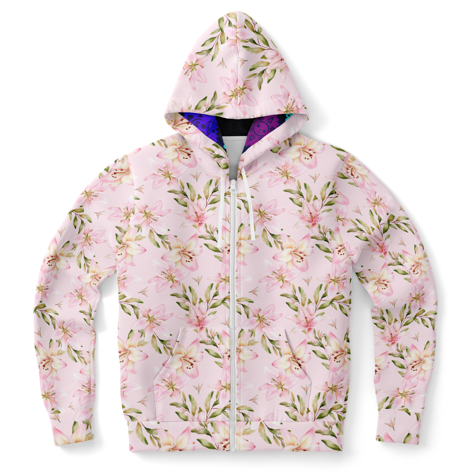 the-underground-bus-line-zip-up-hoodie-pink-tourmaline