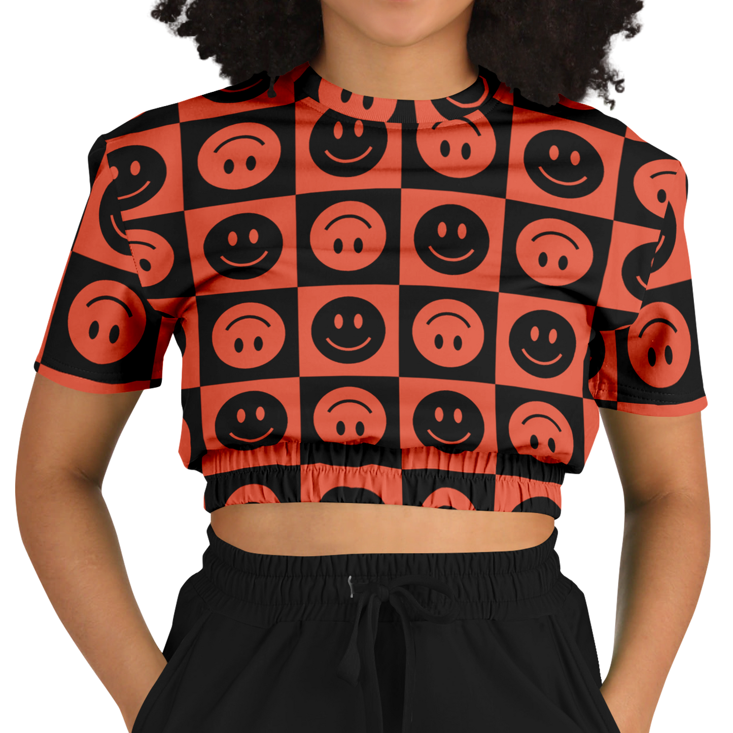 the-underground-bus-line-be-happy-cropped-short-sleeved-sweatshirt