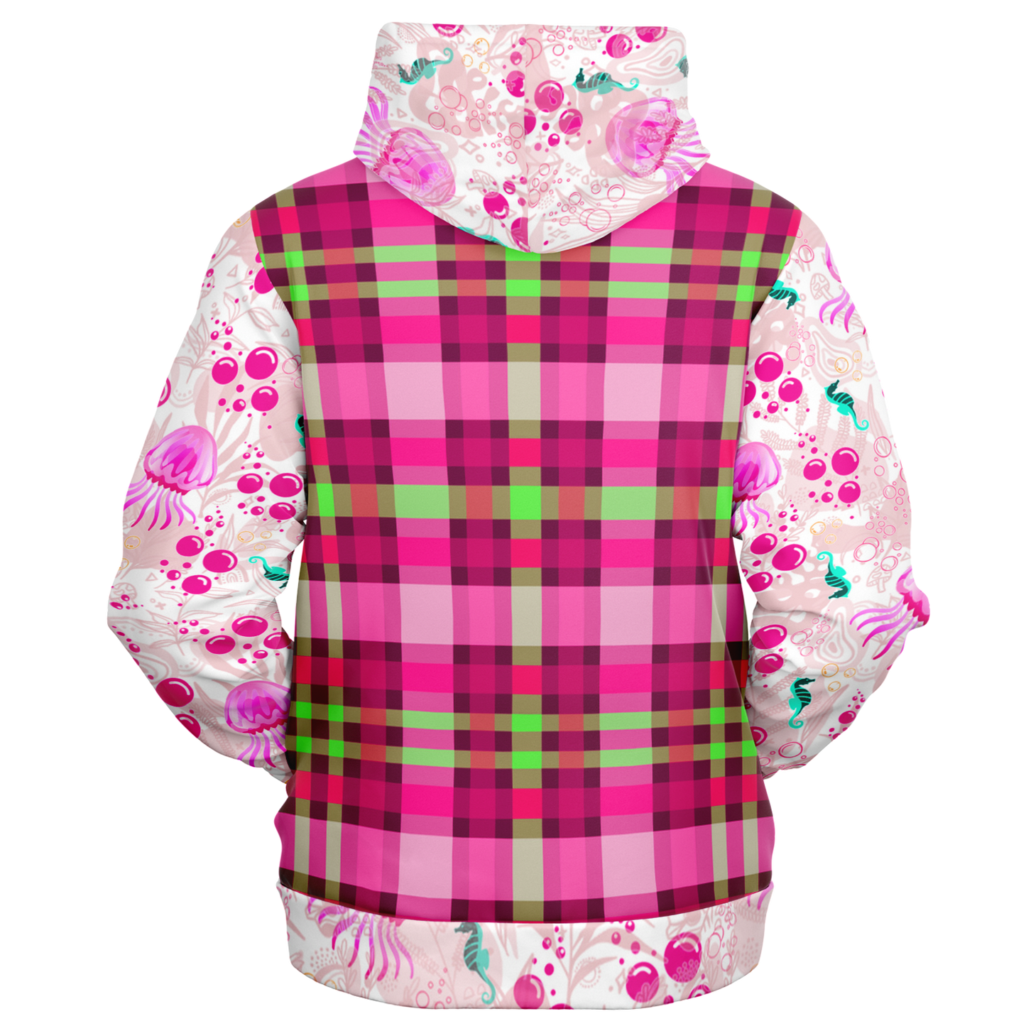 the-underground-bus-line-zip-up-hoodie-pink-Ish