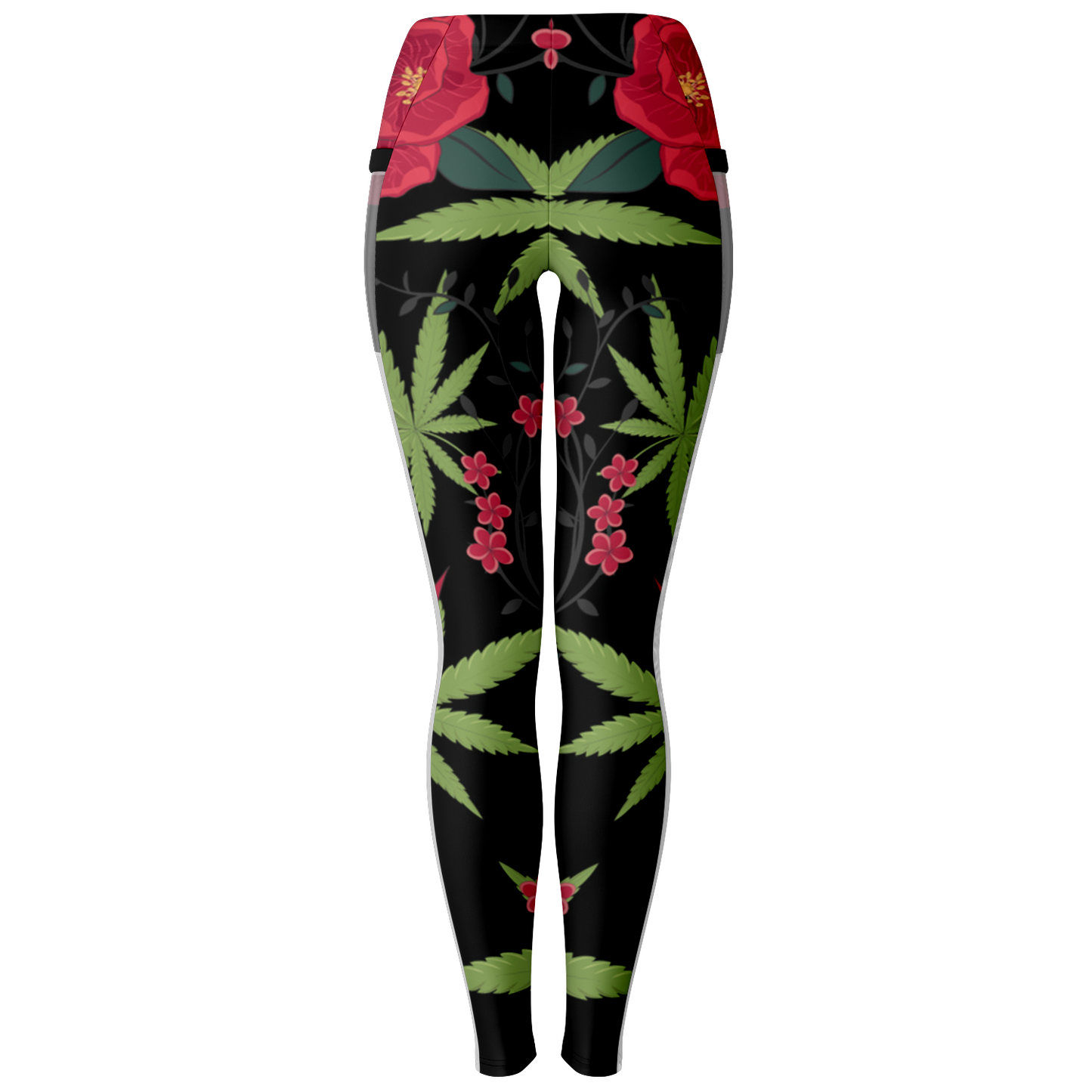 Flowers Cannibi V2.3 Mesh Pocket Leggings