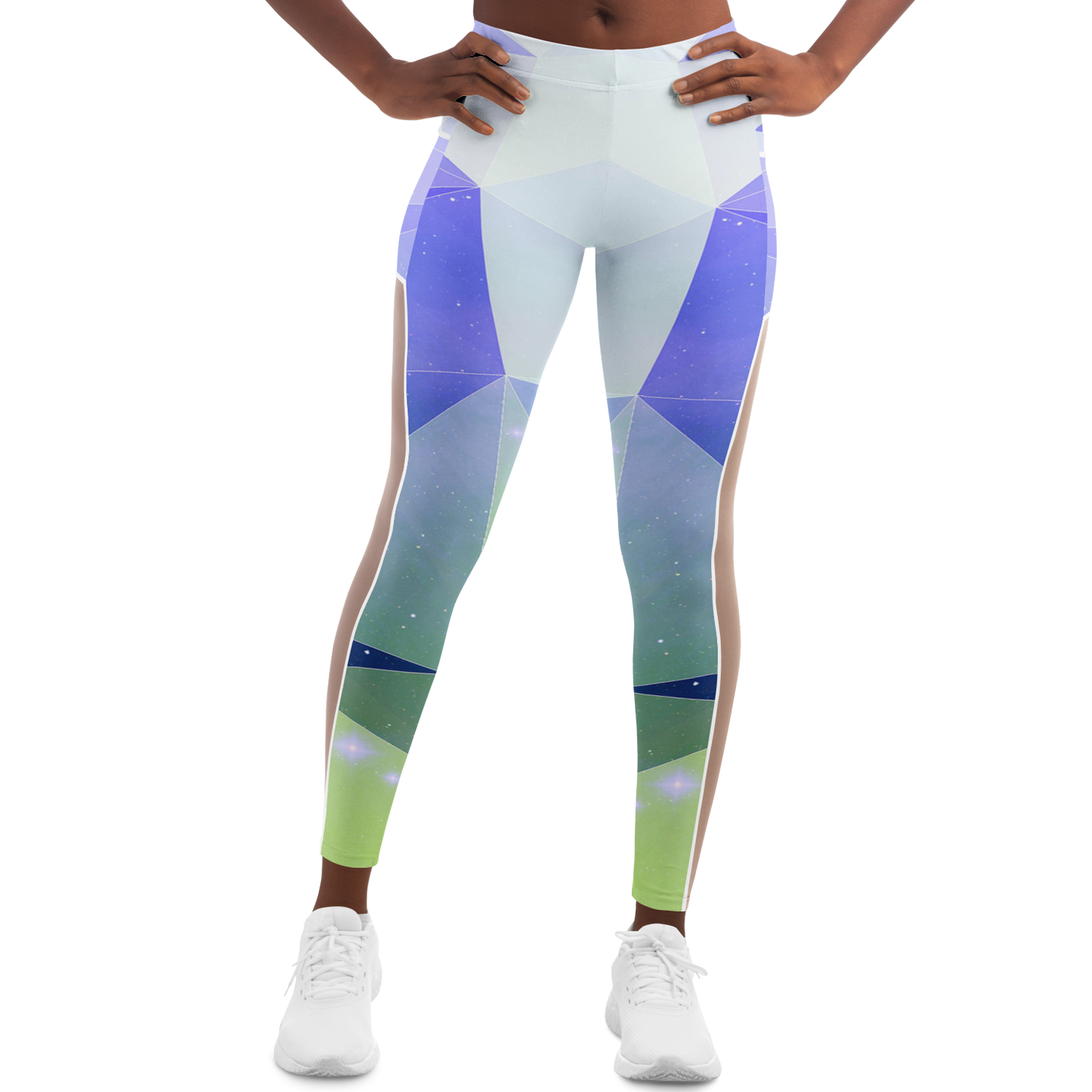 Blue Stardust V2.1 Mesh Pocket Leggings