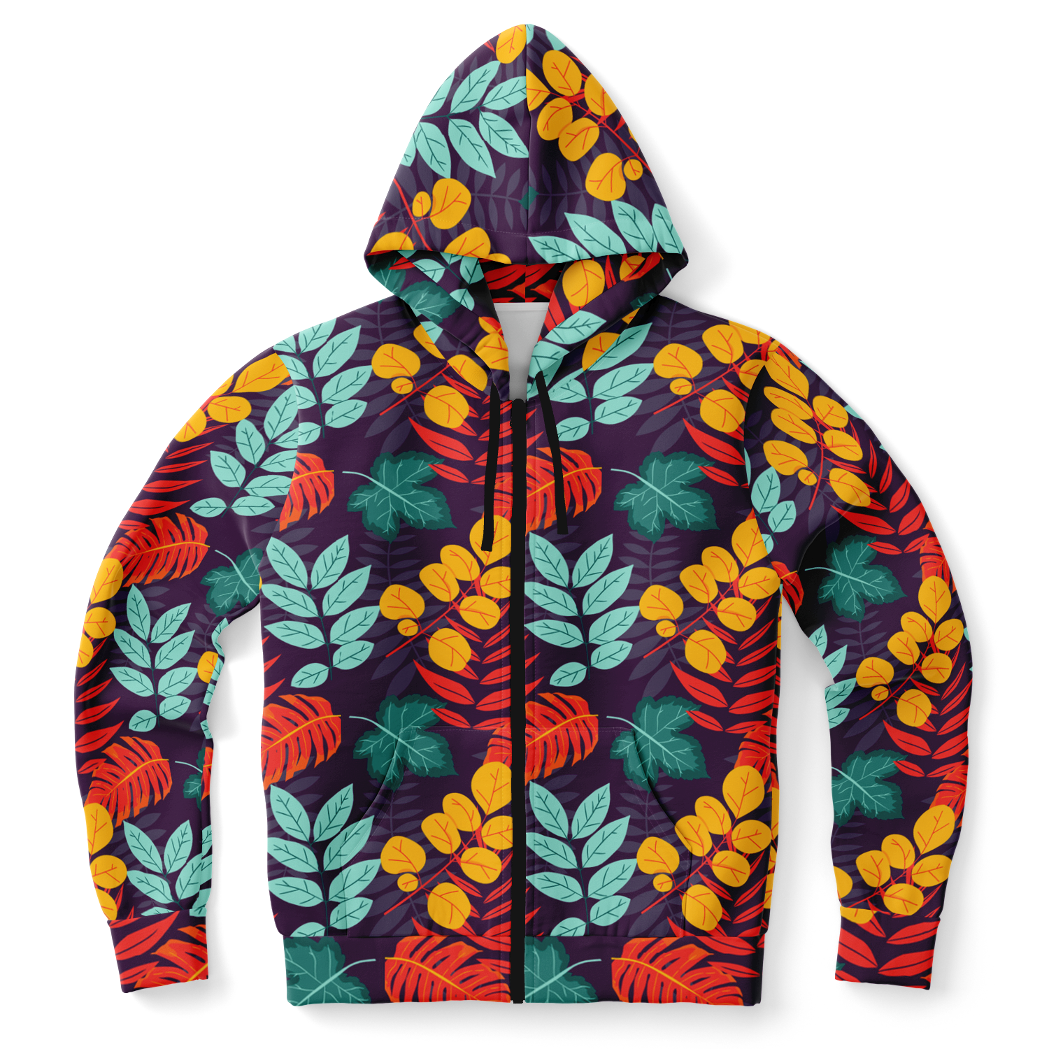 the-underground-bus-line-zip-up-hoodie-nature-Realist